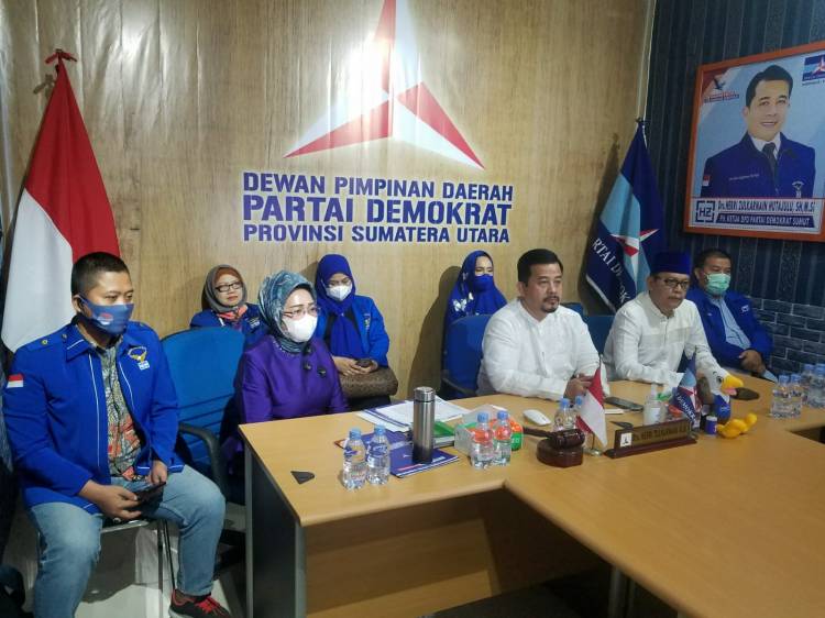 DPD Partai Demokrat Sumut Ikuti Doa Bersama Untuk Kesembuhan SBY