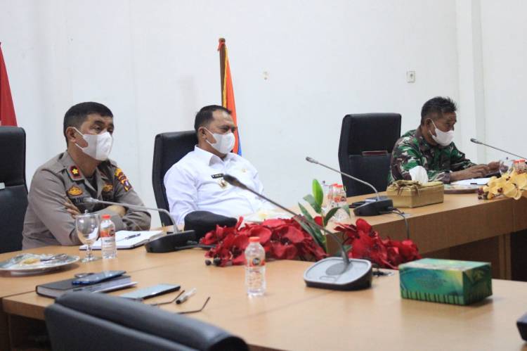 Bupati Labuhanbatu Mengikuti Rapat Kordinasi Gugus Tugas Covid-19 Provsu