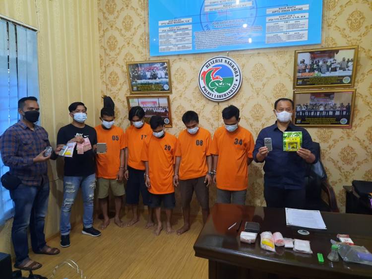 Ungkap Jaringan Narkoba Antar Provinsi, 5 Tersangka Diamankan Polisi
