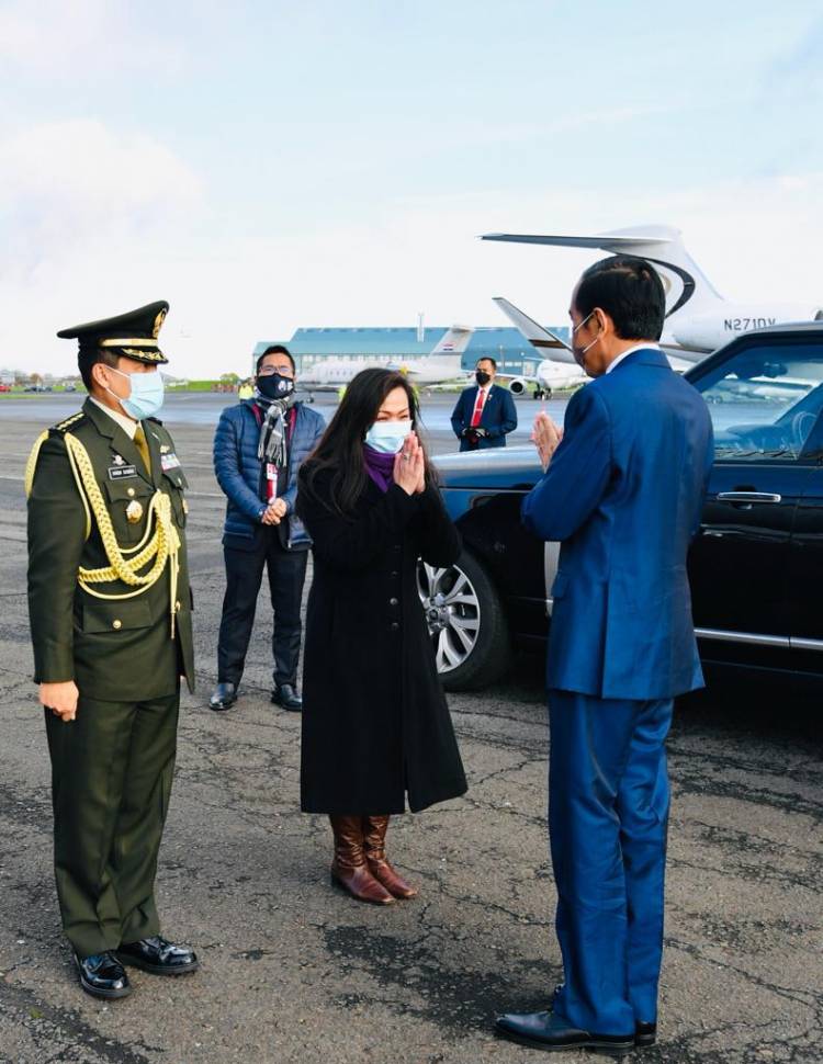 Dari Glasgow, Presiden Lanjutkan Lawatan ke Abu Dhabi