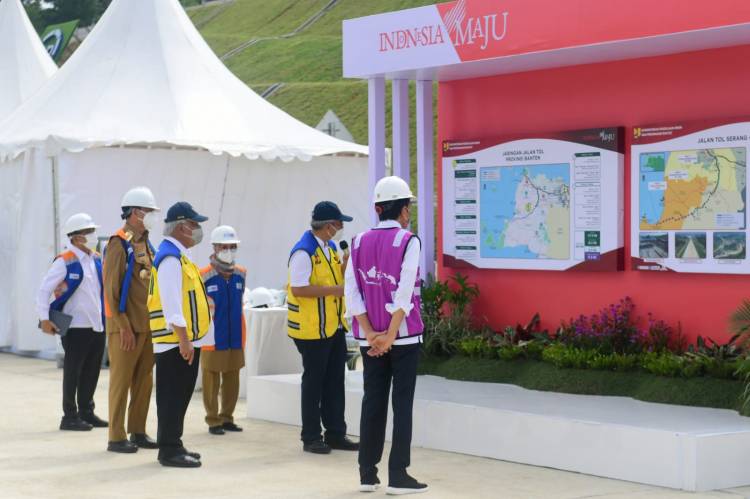 Presiden Jokowi Resmikan Tol Serang-Panimbang Seksi I Ruas Serang-Rangkasbitung