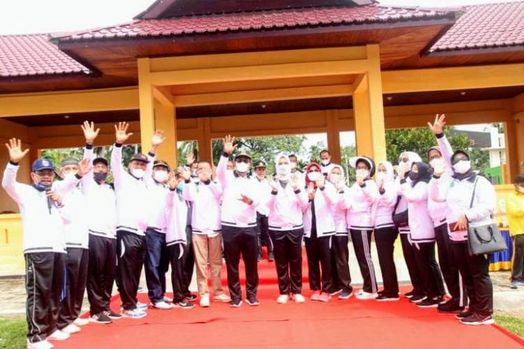Peringati Haornas ke-38, Wabup Tapsel Sampaikan Amanat Menpora RI