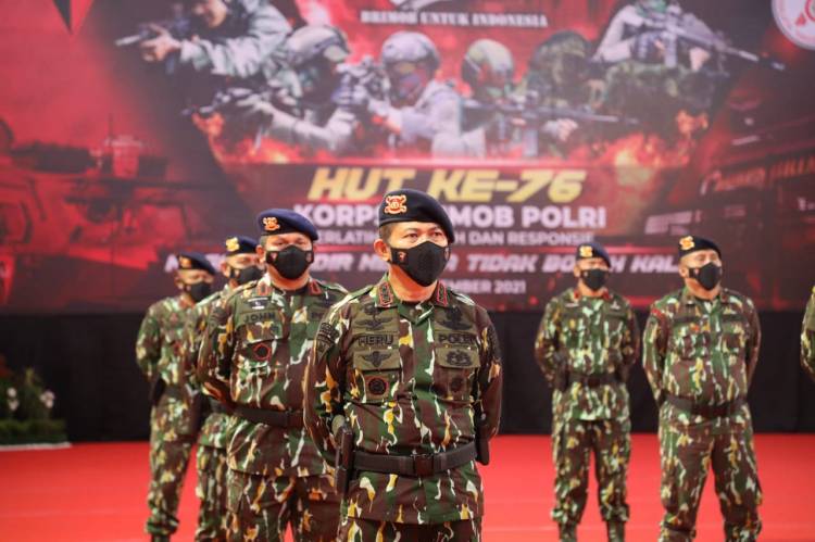 HUT Korps Brimob Polri Ke-76, Kapolda Sumut : Terima Kasih Atas Dedikasi dan Pengabdian Dalam Melayani Masyarakat