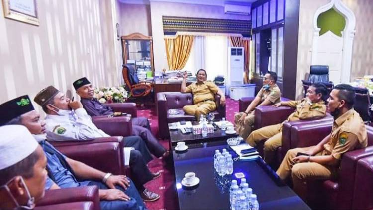 Walikota Terima Audensi Pengurus NU Sampaikan Berdirinya ITSNU Sidimpuan