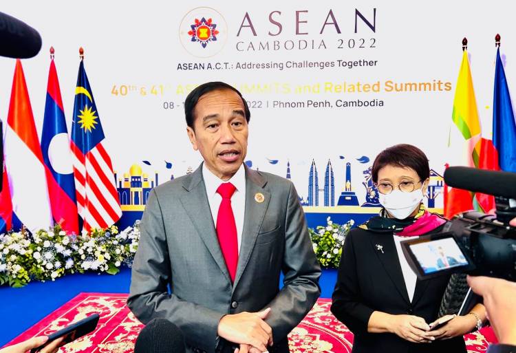 Presiden Jokowi Sampaikan Sikap Indonesia atas Isu Myanmar