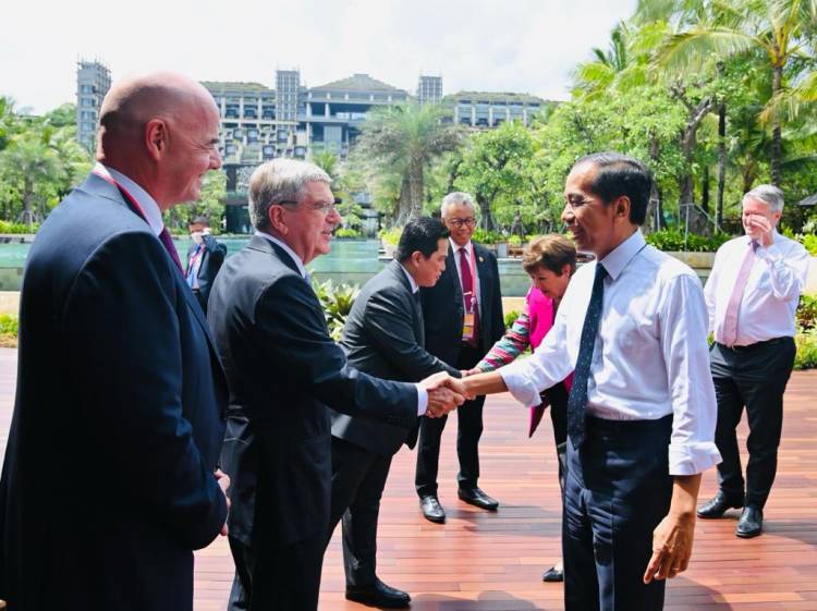 Presiden Jokowi Jamu Makan Siang Para Pemimpin G20
