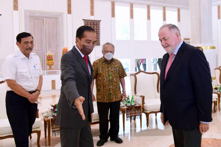 Presiden Jokowi Terima Presiden World Water Council