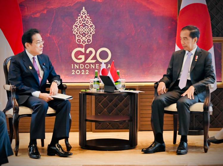 Presiden Jokowi Lakukan Pertemuan Bilateral dengan PM Jepang