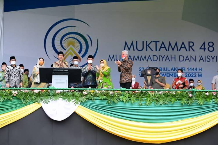 Presiden Apresiasi Kontribusi Muhammadiyah Dorong Peningkatan Kualitas SDM Hadapi Kompetisi Global
