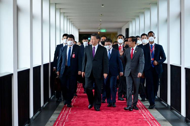 Presiden Jokowi Lakukan Pertemuan Bilateral dengan Presiden Xi Jinping