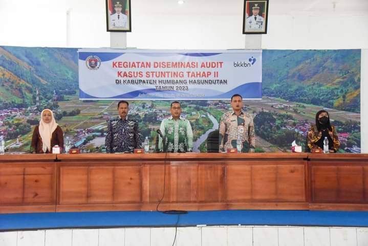 Sekda Humbahas, Chiristison Rudianto Marbun, M.Pd Buka Diseminasi Audit Kasus Stuting Tahap II
