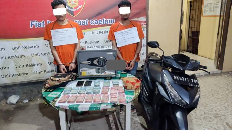 Bongkar Brankas Uang COD, 2 Pelaku Diamankan Polisi