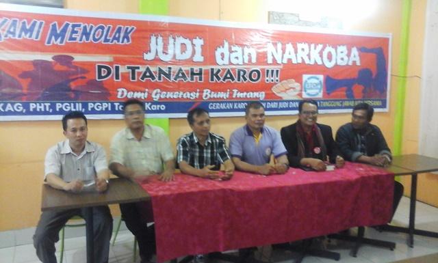 Tokoh-Tokoh Gereja di Karo Minta Polisi Tindak Tegas Narkoba dan Judi 