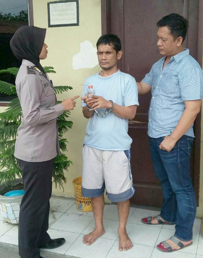Adek Putra Sitepu Diamankan Polsekta Sunggal