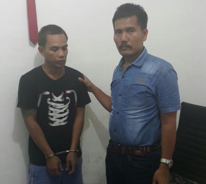 Keten Mobil Tetangganya, Heri Ditangkap Polsekta Sunggal