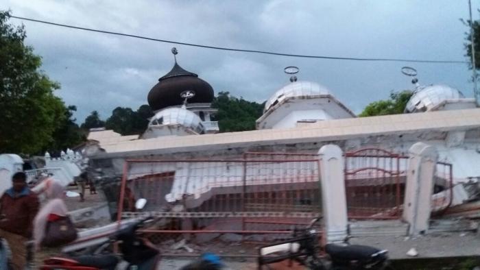 Masjid di Bireuen Rusak Akibat Gempa Pidie, 14 Bangunan Lainnya Roboh
