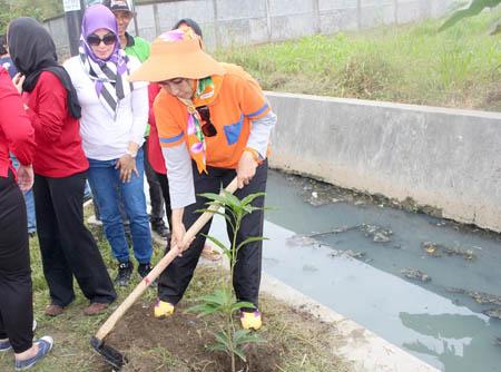 Begini Jadinya Kalau Ibu-Ibu Cantik Ikut Gali Parit