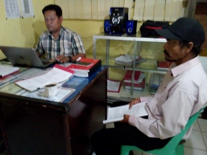 Tipikor Polres Taput Periksa Anggota TPK Yang Tidak Diberikan Honornya Oleh Kepala Desa