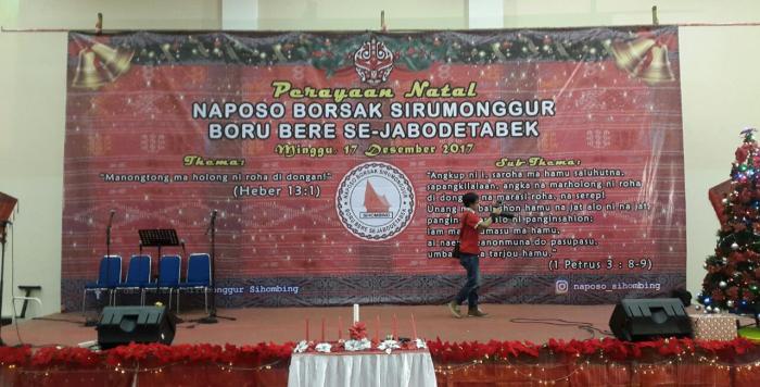 Perayaan Natal Naposo Borsak Sirumonggur  Boru/bere Se-Jabodetabek Meriah: Para Anak Muda Diharapkan Menjadi Anak Yang Penuh Kasih 