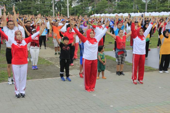Meriahkan Hari Koperasi Nasional Dengan Senam Jantung Sehat Bersama