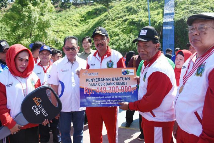 Haornas di Madina, Tali Asih dan CSR Bank Sumut Disalurkan