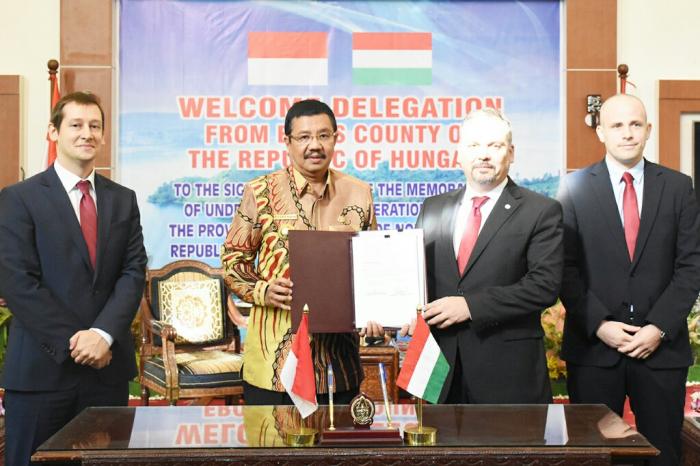 Gubernur Tawarkan 4 Sektor Andalan Saat MoU Sister Province Dengan Bekes County