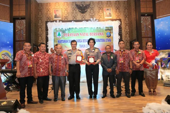 Natal Bersama Wartawan dan Poldasu, 4 Panti Asuhan dan Difable Terima Ratusan Bingkisan