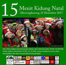 15 Menit KIDUNG NATAL 2017 di Siborongborong Kembali Digelar, Jalan Ditutup dan Listrik Dipadamkan