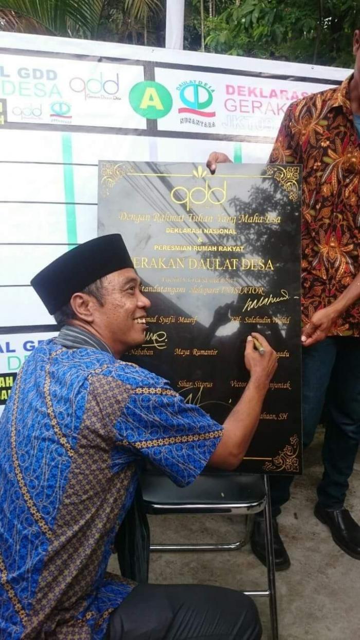 MANIFESTO GERAKAN DAULAT DESA