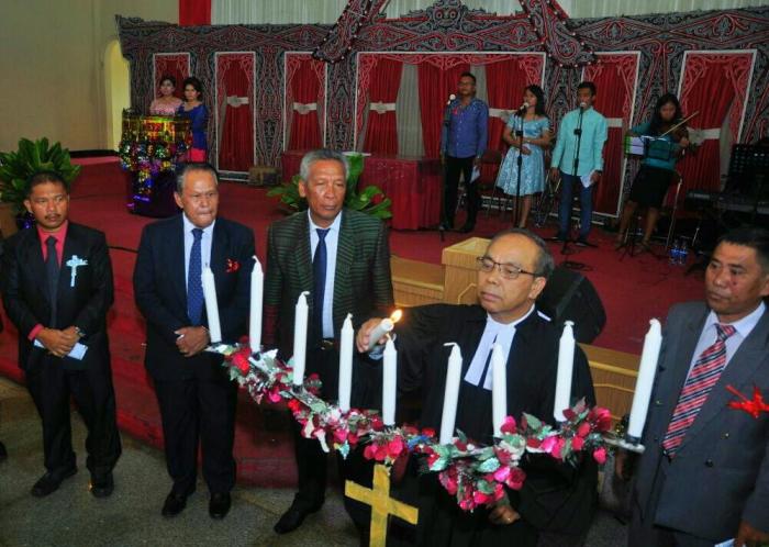 Perayaan Natal Toga Manalu Medan Sekitarnya Penuh Khidmat