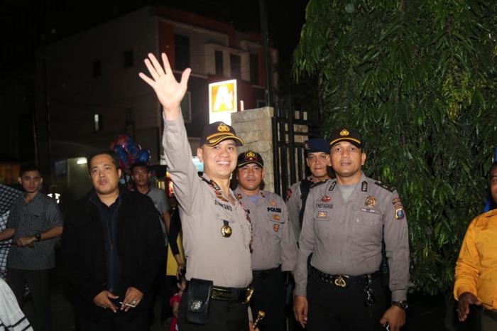 Natal, Kapolrestabes Tinjau Gereja Katolik Rapael Jalan Bhayangkara Sampali