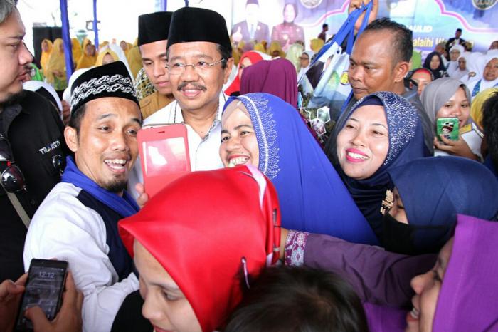 Erry dan Ustadz Maulana Meriahkan Maulid di Medan Dan Deli Serdang