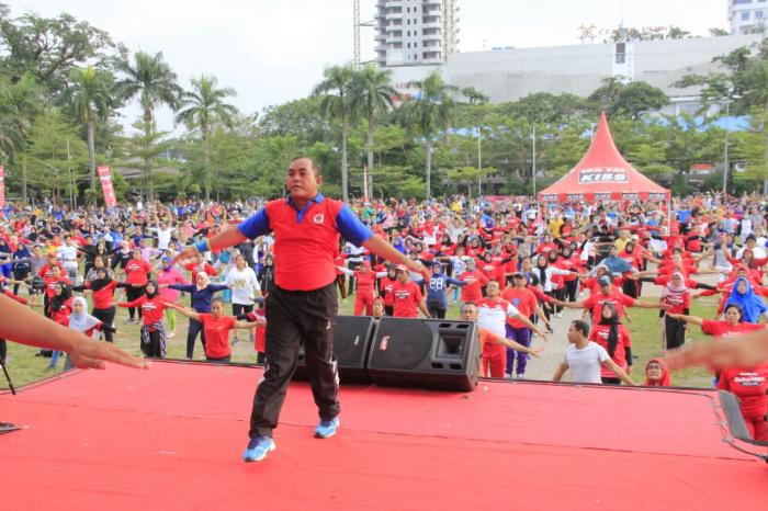 Ribuan Warga Semakin Antusias Ikuti Senam Jantung Sehat