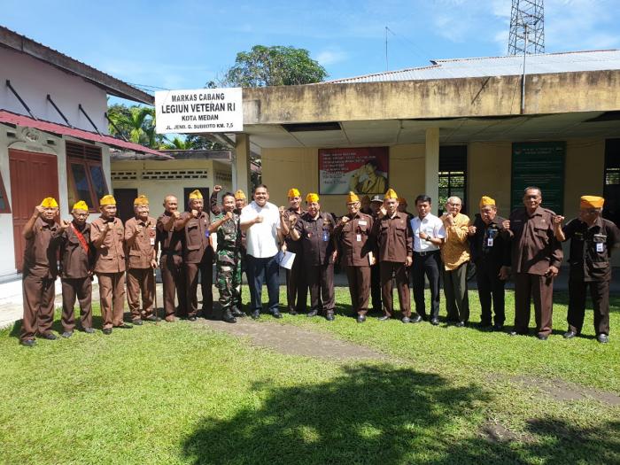 Temui LVRI Sumut, Parlindungan Purba : Veteran Kebanggaan NKRI