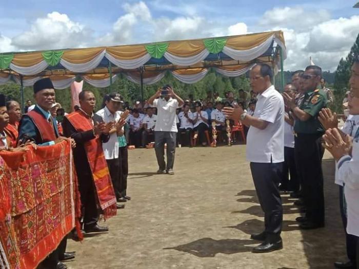 Bulan Bakti Gotong Royong Masyarakat ke-XV dan Hari Kesatuan Gerak ke-46 Dipusatkan di Desa Simarigung Kecamatan Doloksanggul