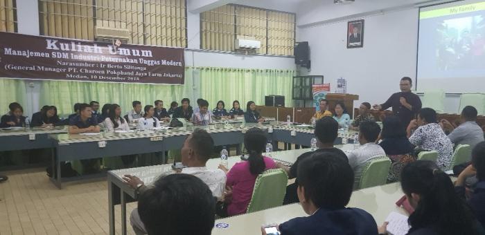 Alumni Peternakan UHN Medan Kuliah Umum dan Motivasi Juniornya