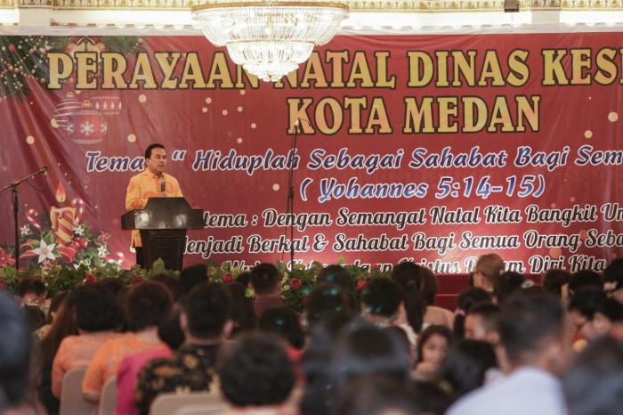 Dinas Kesehatan Kota Medan Gelar Perayaan Natal