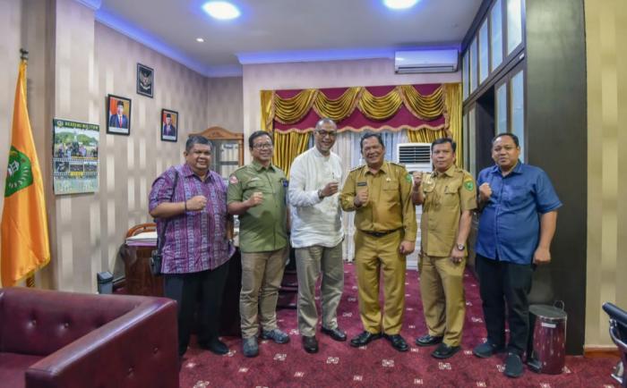 Walikota Padangsidimpuan Terima Kunjungan Dirut Bank Sumut
