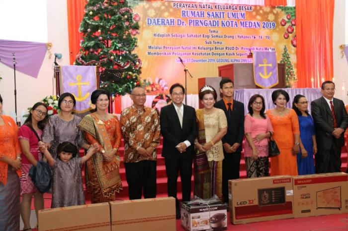 Perayaan Natal RSUD Dr Pirngadi Kota Medan Meriah
