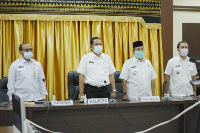 Walikota Sidimpuan Ikuti Peringatan Hakordia Secara Daring