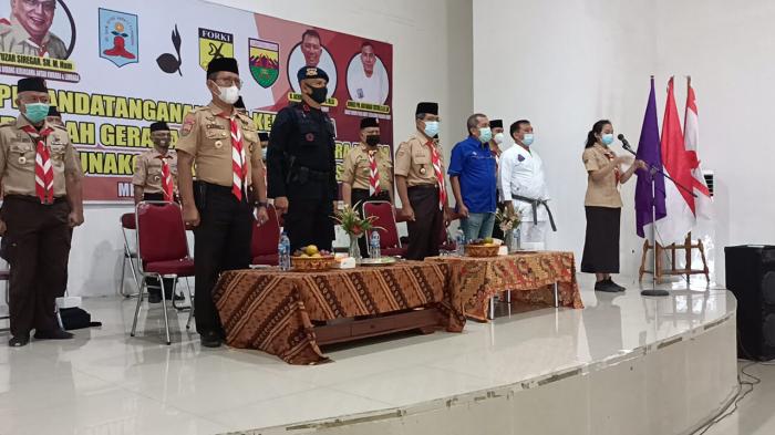 Danden Gegana Sumut Hadiri Penandatanganan MOU Funakoshi Karate-Do dan Kwardasu