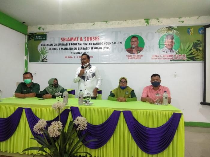 Ilyas Sitorus : Tanoto Foundation Ikut Membangun Pendidikan Di Batubara