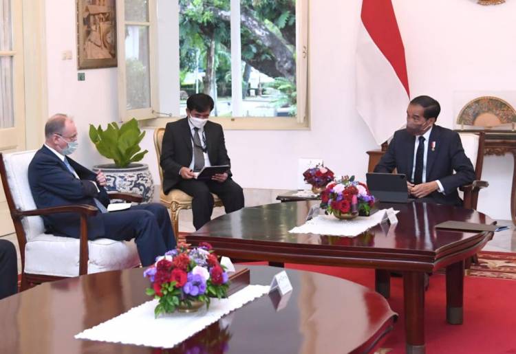 Presiden Jokowi Terima Kunjungan Kehormatan Sekretaris Dewan Keamanan Rusia