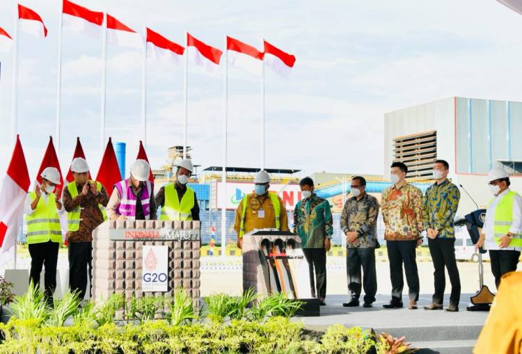 Resmikan Smelter Nikel di Konawe, Presiden: Akan Tingkatkan Nilai Tambah