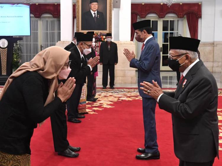 Presiden Jokowi Lantik Keanggotaan Komisi Nasional Disabilitas