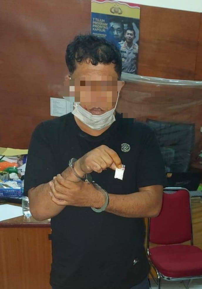 Polres Humbang Hasundutan Ungkap Pelaku Tindak Pidana Narkotika Jenis Shabu Yang Sudah Berulang Kali Masuk Penjara
