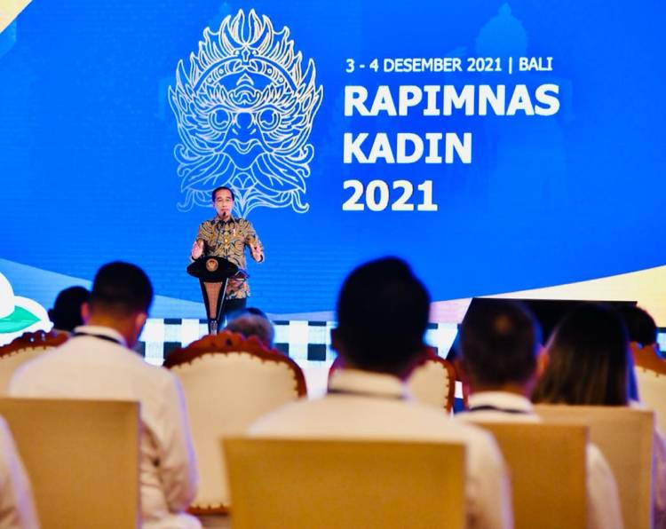 Buka Rapimnas Kadin, Presiden Minta Kadin Detailkan Implementasi Transformasi Ekonomi di Lapangan