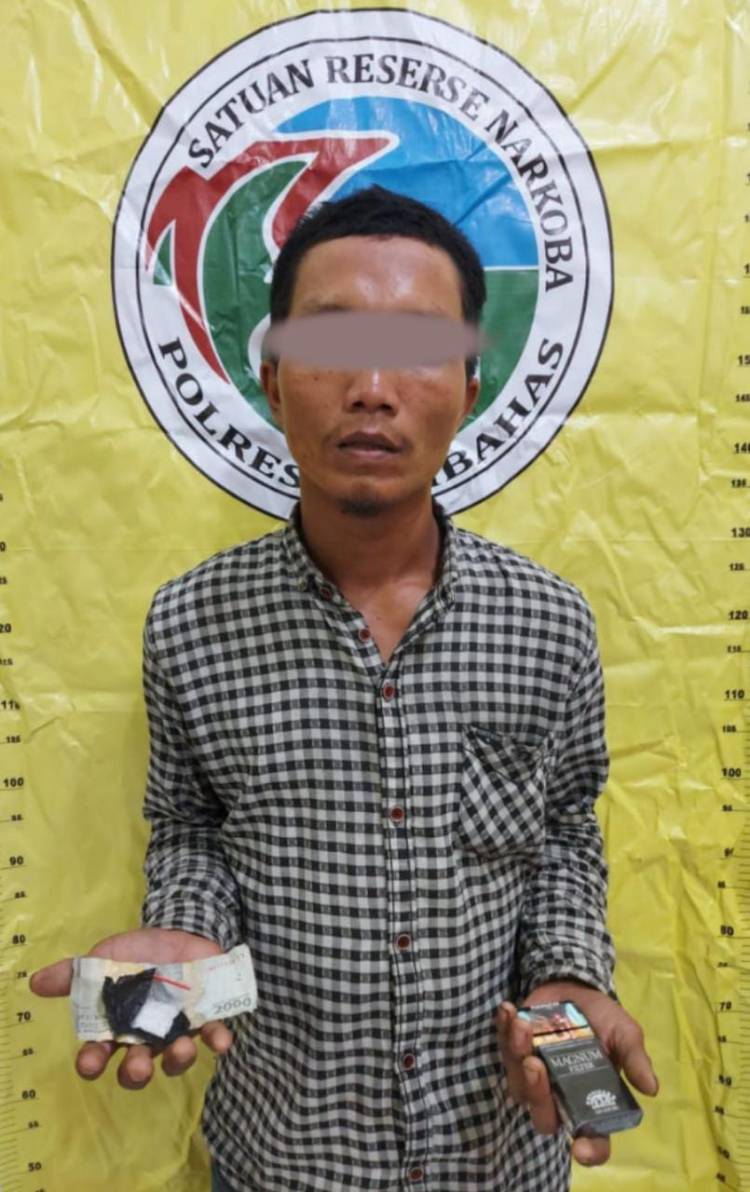 Nyimpan Shabu didalam Kantong Celana Seorang Pria Ditangkap Polres Humbang Hasundutan