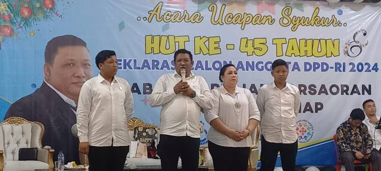 Dinilai Pantas dan Layak, Sejumlah Elemen Masyarakat Deklarasikan Sabam Parulian Manalu Calon Anggota DPD RI