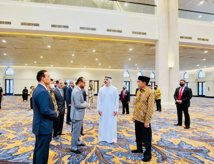 Presiden Jokowi Terima Kedatangan Putra MBZ di Surakarta